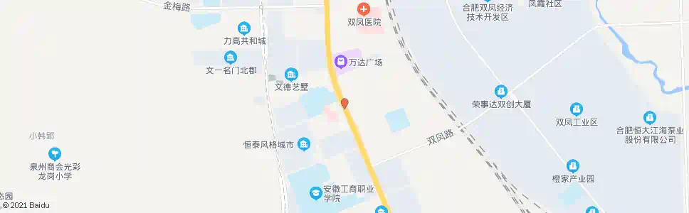 合肥双凤医院_公交站地图_合肥公交_妙搜公交查询2025