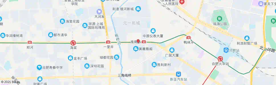 合肥跃进村_公交站地图_合肥公交_妙搜公交查询2025