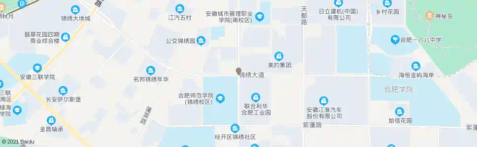 合肥锦绣大道_公交站地图_合肥公交_妙搜公交查询2025