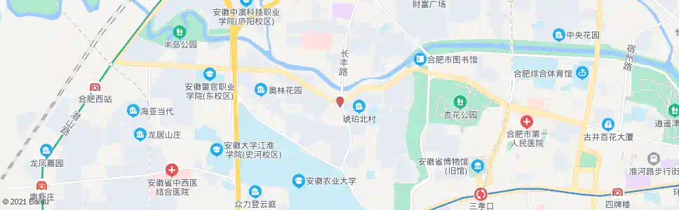 合肥长丰路桥_公交站地图_合肥公交_妙搜公交查询2025