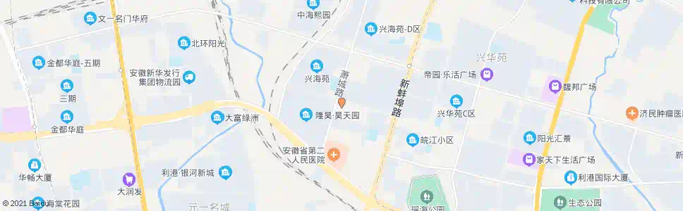 合肥昊天园_公交站地图_合肥公交_妙搜公交查询2025