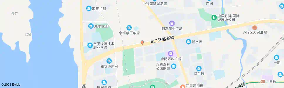 合肥余老庄_公交站地图_合肥公交_妙搜公交查询2025