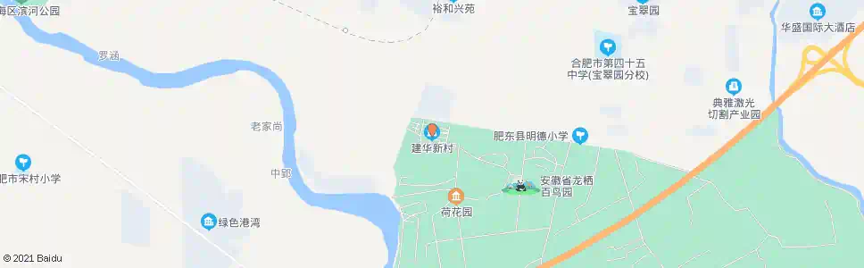合肥建华新村_公交站地图_合肥公交_妙搜公交查询2025