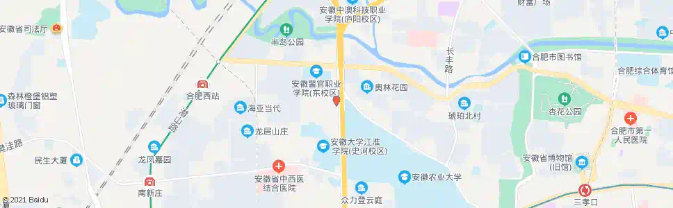 合肥殡仪馆_公交站地图_合肥公交_妙搜公交查询2025