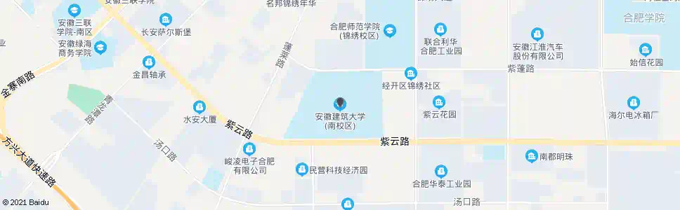 合肥建筑大学南区_公交站地图_合肥公交_妙搜公交查询2025