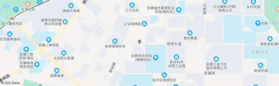 合肥经开区停保场_公交站地图_合肥公交_妙搜公交查询2025
