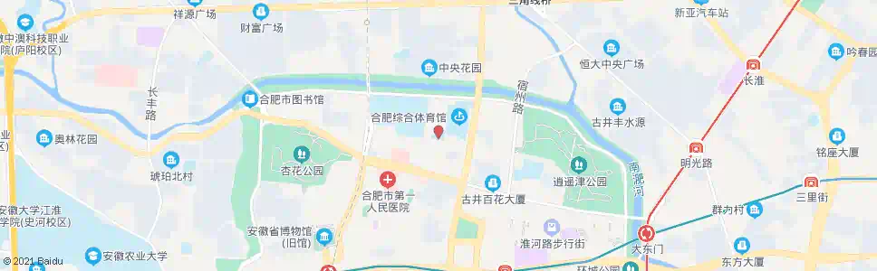 合肥六安路小学_公交站地图_合肥公交_妙搜公交查询2025