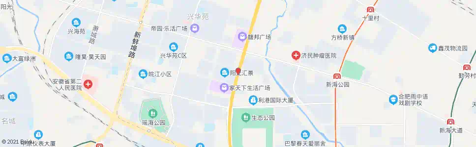 合肥莲花塘_公交站地图_合肥公交_妙搜公交查询2025