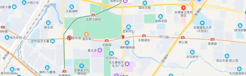 合肥翠澜站_公交站地图_合肥公交_妙搜公交查询2025