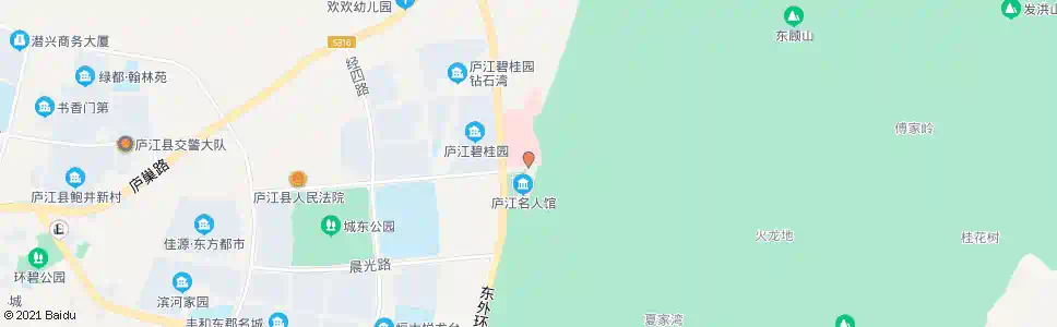 合肥庐江县医院城东分院_公交站地图_合肥公交_妙搜公交查询2025
