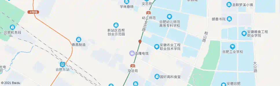 合肥路西郢_公交站地图_合肥公交_妙搜公交查询2025