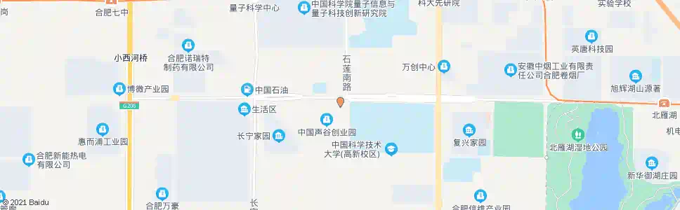合肥中国声谷_公交站地图_合肥公交_妙搜公交查询2025