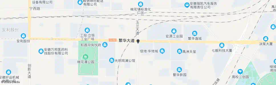 合肥繁玉路口_公交站地图_合肥公交_妙搜公交查询2025