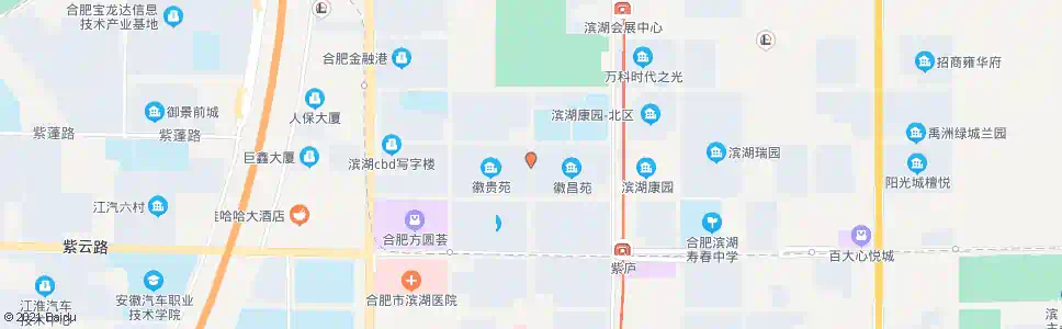 合肥徽贵苑_公交站地图_合肥公交_妙搜公交查询2025