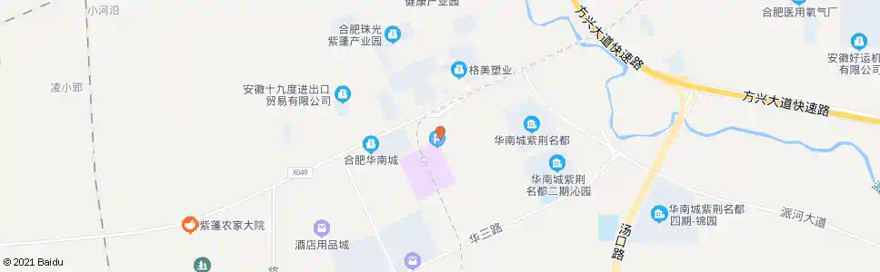 合肥紫蓬工业园_公交站地图_合肥公交_妙搜公交查询2025