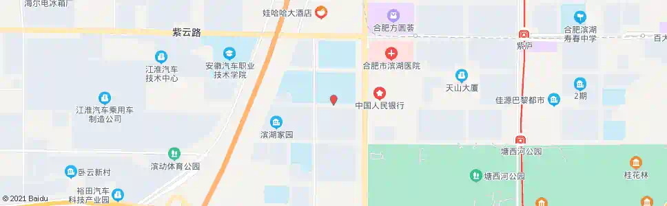 合肥肥东一中南门_公交站地图_合肥公交_妙搜公交查询2025