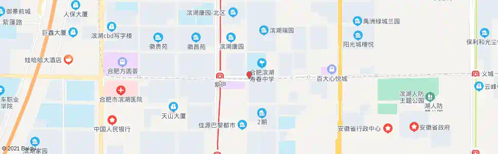合肥胡李村_公交站地图_合肥公交_妙搜公交查询2025