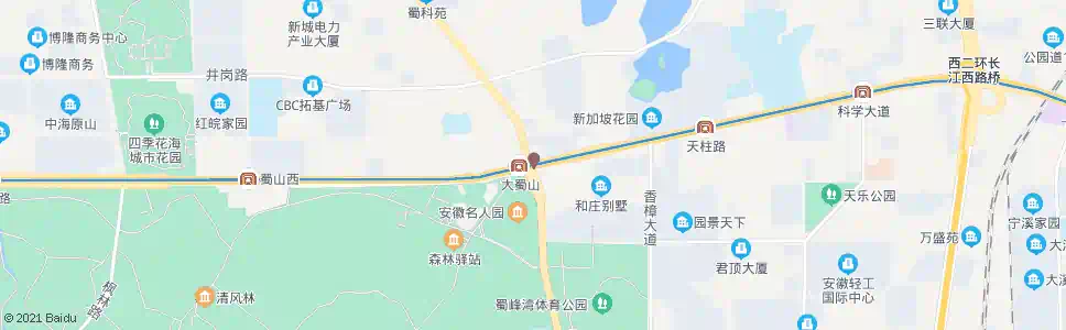 合肥大铺头_公交站地图_合肥公交_妙搜公交查询2025