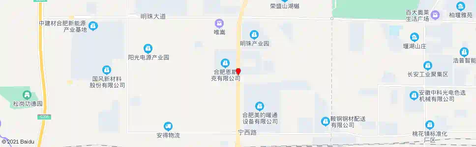 合肥铭创路口_公交站地图_合肥公交_妙搜公交查询2025