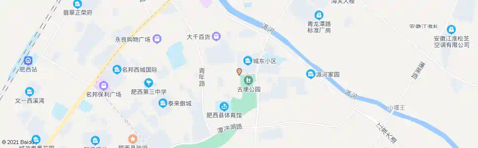 合肥古埂公园_公交站地图_合肥公交_妙搜公交查询2025