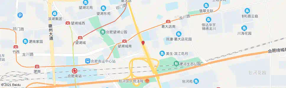 合肥滨江花月_公交站地图_合肥公交_妙搜公交查询2025