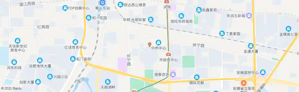 合肥市政务办公区北_公交站地图_合肥公交_妙搜公交查询2025