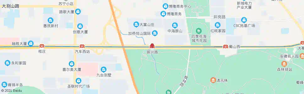 合肥振兴路站_公交站地图_合肥公交_妙搜公交查询2025