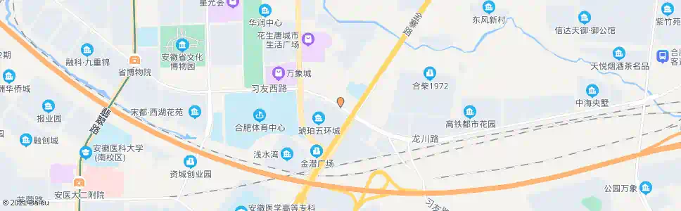 合肥十七中南区_公交站地图_合肥公交_妙搜公交查询2025