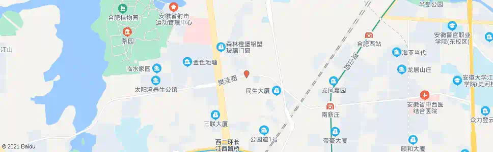合肥十里店_公交站地图_合肥公交_妙搜公交查询2025