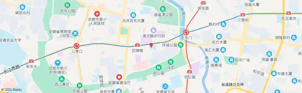 合肥五十九中北_公交站地图_合肥公交_妙搜公交查询2025