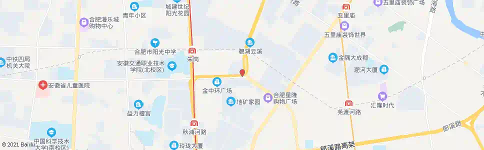 合肥望铜路口_公交站地图_合肥公交_妙搜公交查询2025