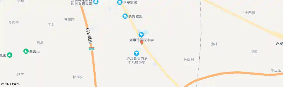 合肥长岗(庐江县)_公交站地图_合肥公交_妙搜公交查询2025