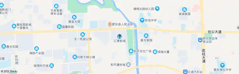 合肥汇景新城_公交站地图_合肥公交_妙搜公交查询2025