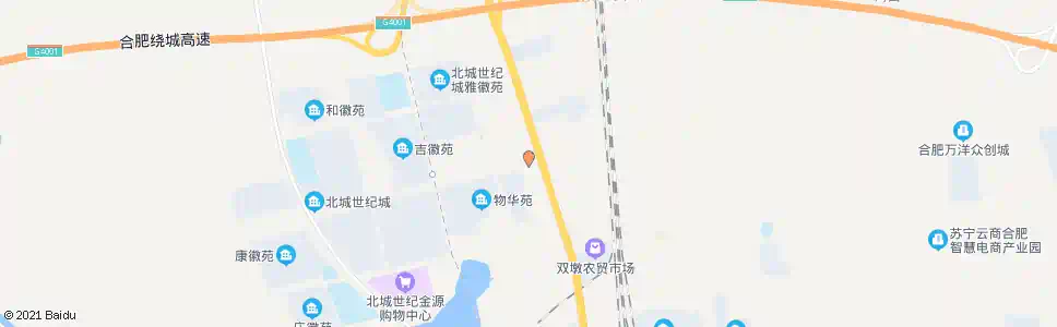 合肥物华苑_公交站地图_合肥公交_妙搜公交查询2025