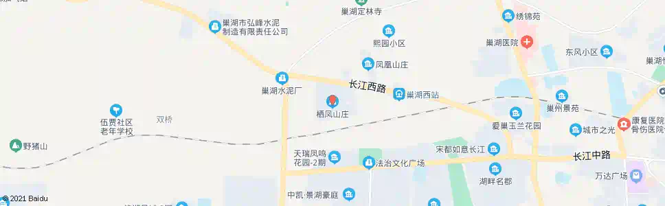 合肥栖凤饭店_公交站地图_合肥公交_妙搜公交查询2025
