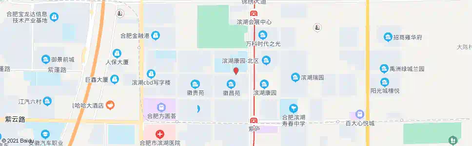 合肥四十八中南校区_公交站地图_合肥公交_妙搜公交查询2025