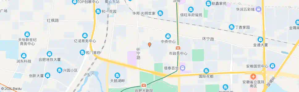 合肥市政务办公区西_公交站地图_合肥公交_妙搜公交查询2025