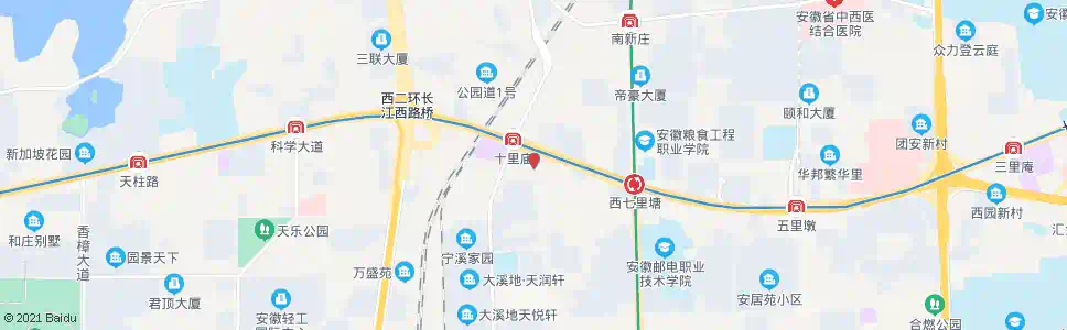 合肥岳西路口_公交站地图_合肥公交_妙搜公交查询2025