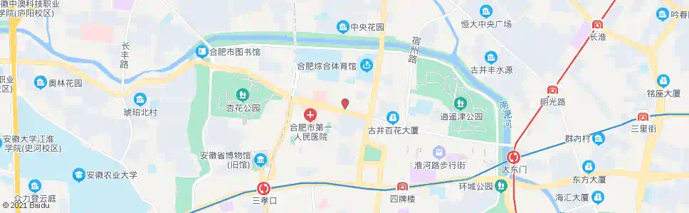 合肥市六中_公交站地图_合肥公交_妙搜公交查询2025
