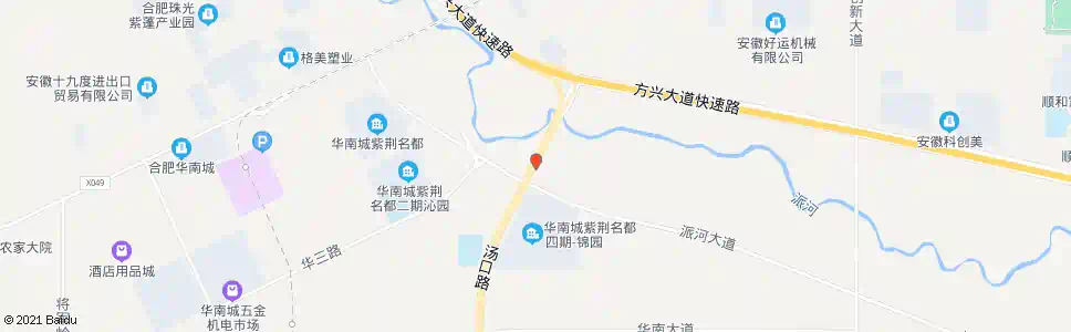 合肥创派路口_公交站地图_合肥公交_妙搜公交查询2025
