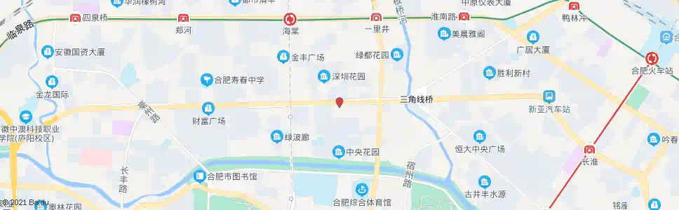合肥民政大厦_公交站地图_合肥公交_妙搜公交查询2025