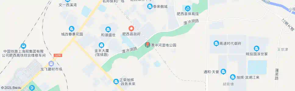 合肥潭冲河湿地公园_公交站地图_合肥公交_妙搜公交查询2025