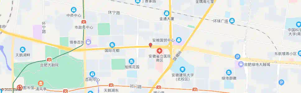 合肥双东路口_公交站地图_合肥公交_妙搜公交查询2025