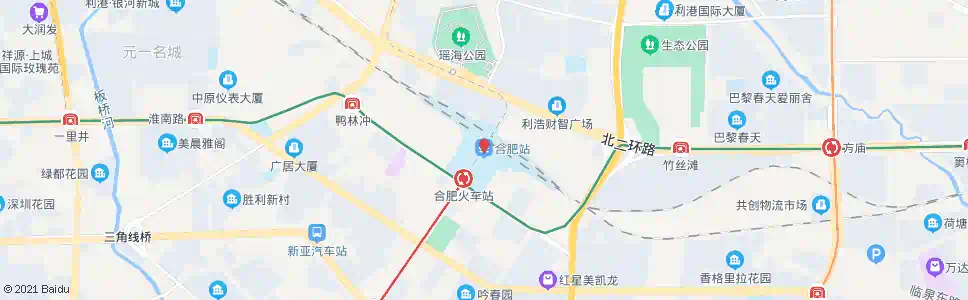 合肥停靠站(濛河路兴旺路)_公交站地图_合肥公交_妙搜公交查询2025