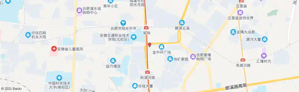 合肥五里冲_公交站地图_合肥公交_妙搜公交查询2025