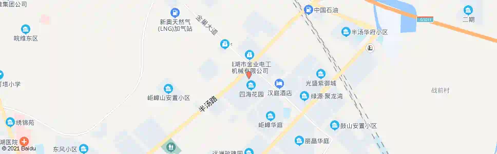 合肥四海花园_公交站地图_合肥公交_妙搜公交查询2025