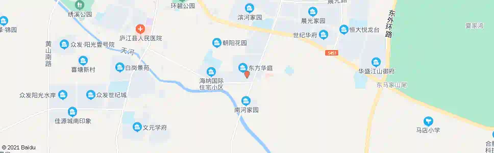 合肥东方华庭_公交站地图_合肥公交_妙搜公交查询2025