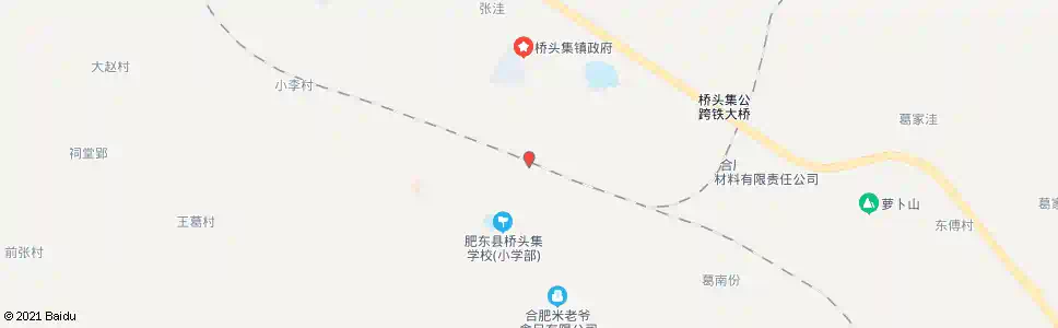 合肥桥头集_公交站地图_合肥公交_妙搜公交查询2025
