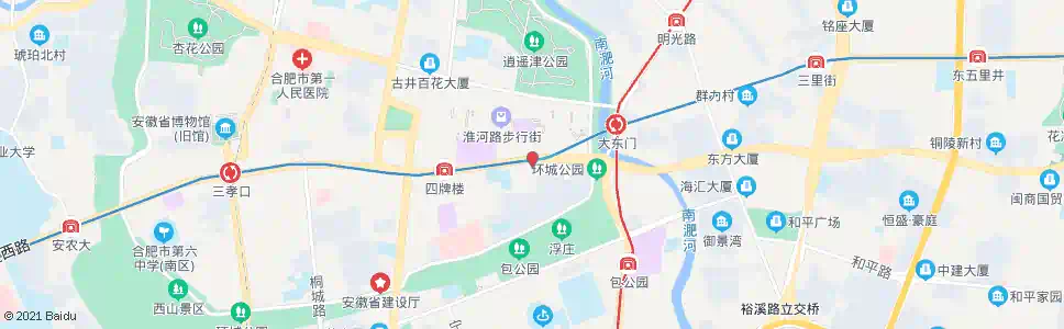 合肥小东门_公交站地图_合肥公交_妙搜公交查询2025