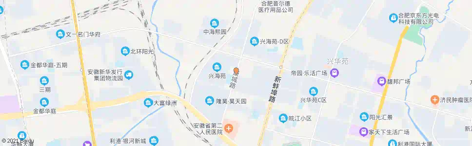 合肥兴海苑_公交站地图_合肥公交_妙搜公交查询2025